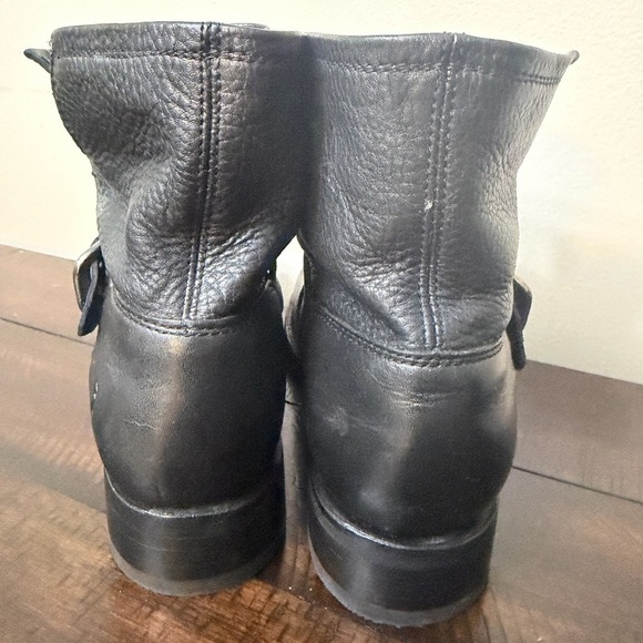 FRYE Veronica Leather Ankle Boots Booties in Black Size 9 main image 9